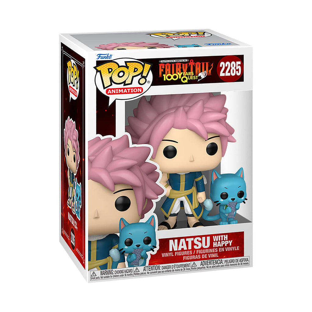 Zdjęcie produktu Fairy Tail – Natsu z Happy figurka Funko Pop!