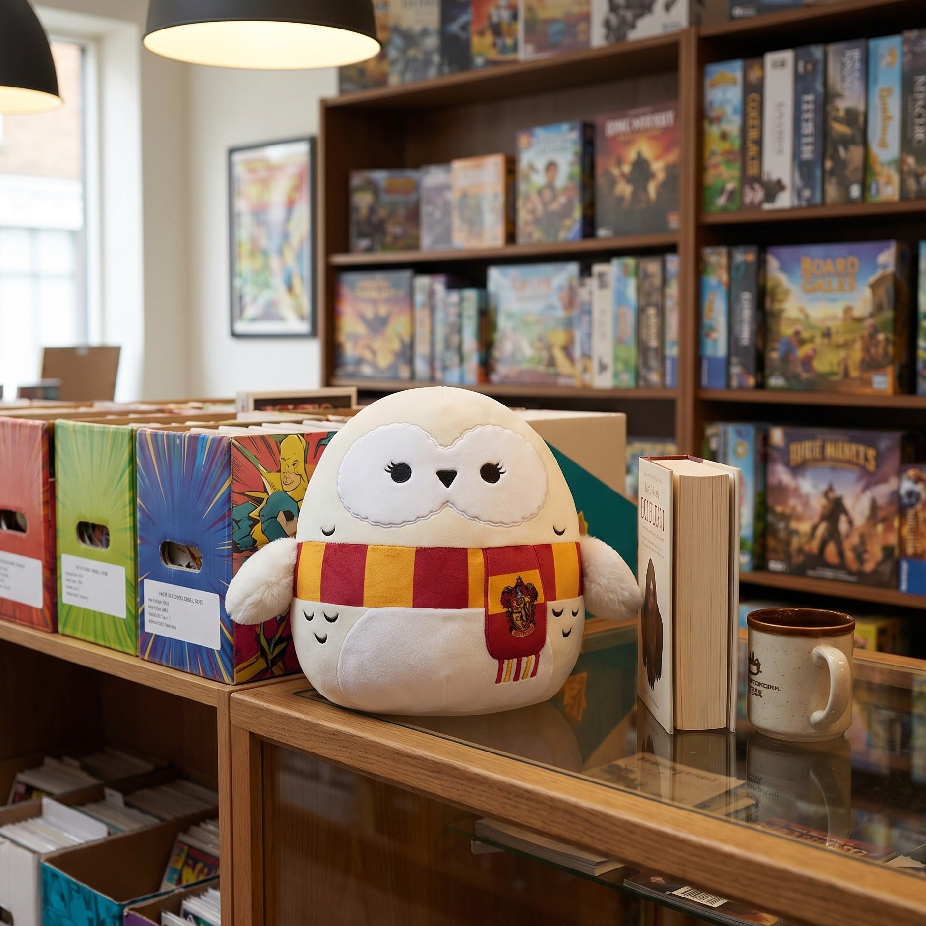 Zdjęcie produktu Harry Potter - Hedwiga z szalikiem pluszak Squishmallows