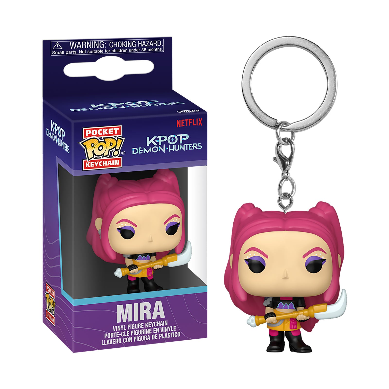 Zdjęcie produktu KPop Demon Hunters - brelok Funko Pop Mira