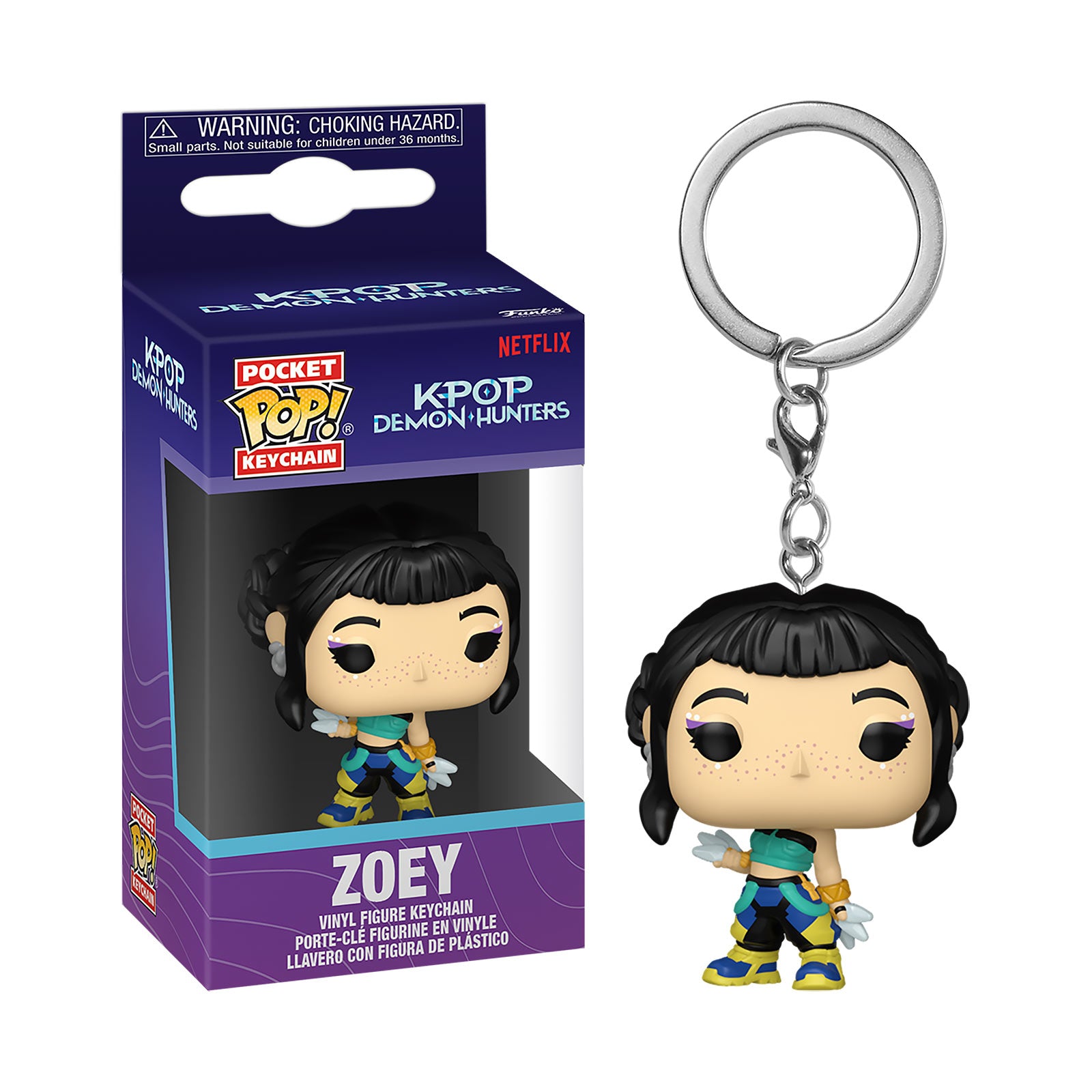 Zdjęcie produktu KPop Demon Hunters - brelok Zoey Funko Pop