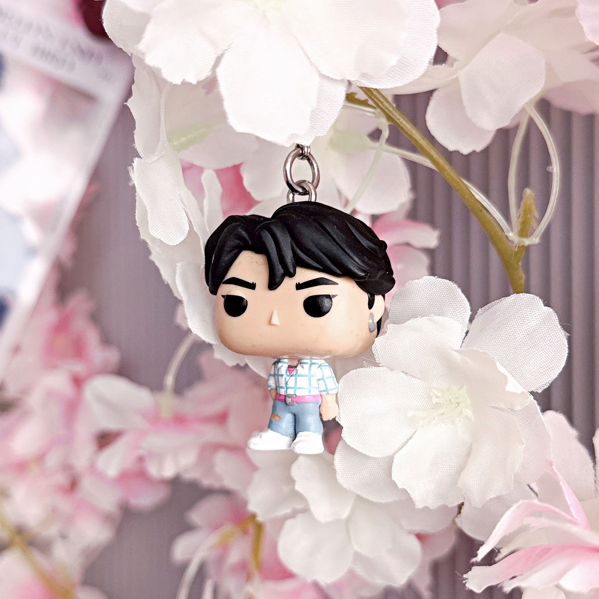 Zdjęcie produktu KPop Demon Hunters - brelok Funko Pop Jinu