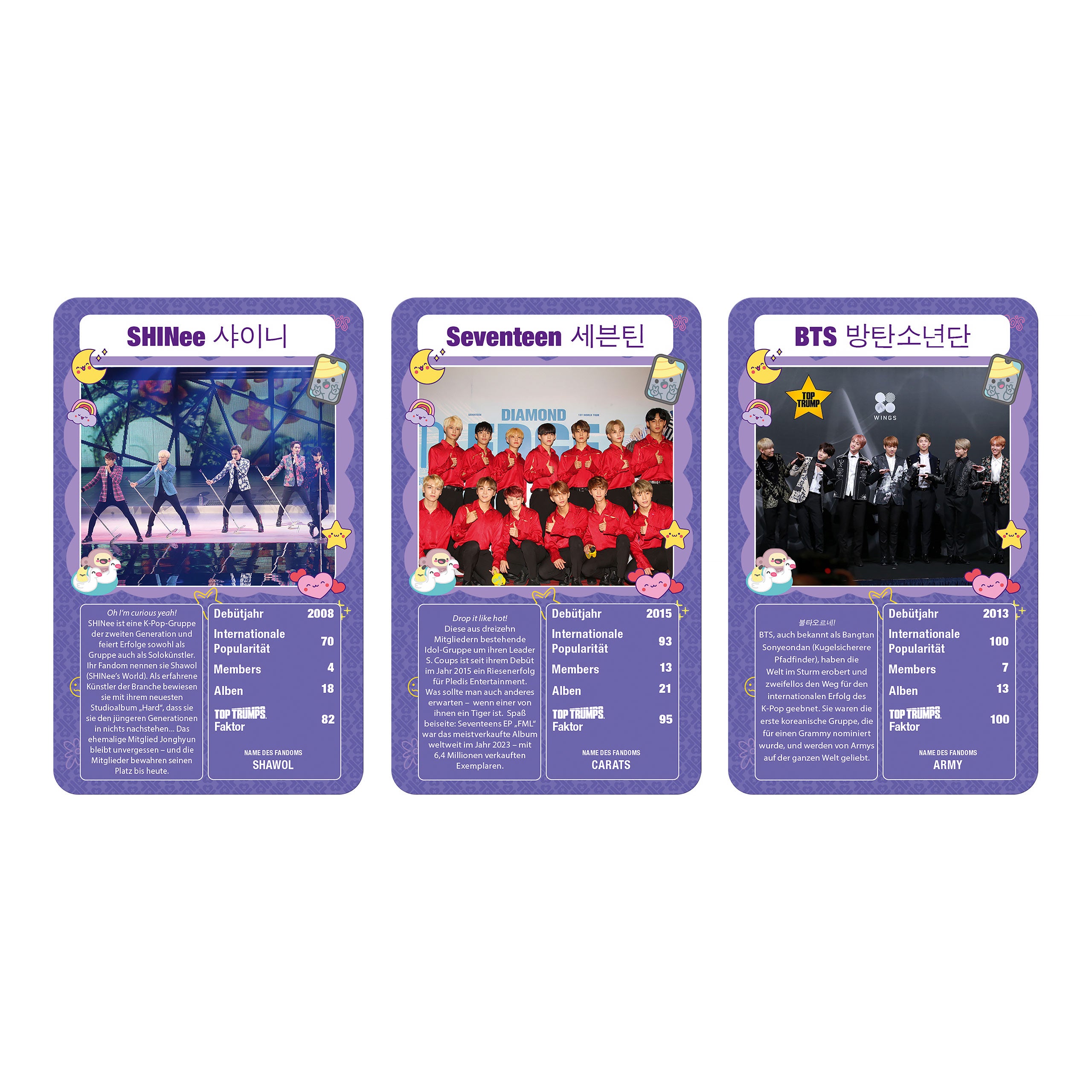 Product image K-Pop Playing Cards - Top Trumps Specials