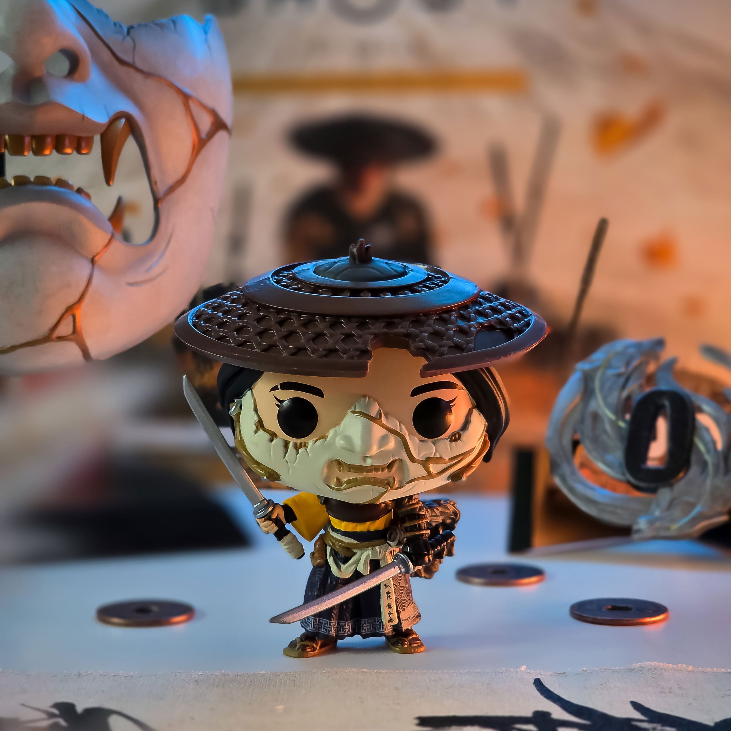 Zdjęcie produktu Ghost of Yotei - Figurka Funko Pop! Atsu