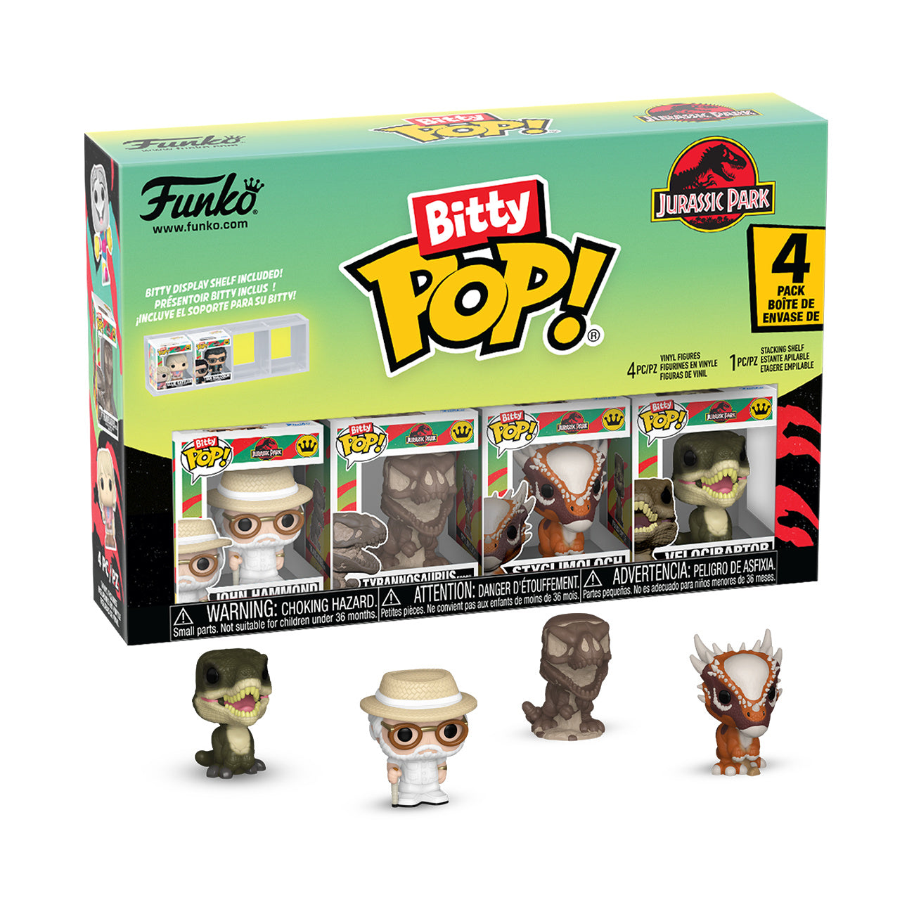 Zdjęcie produktu Jurassic Park - Zestaw figurek Funko Bitty Pop Series 2