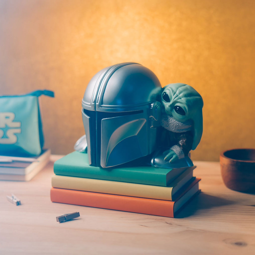 Product image Grogu and Mandalorian Bookends - Star Wars The Mandalorian