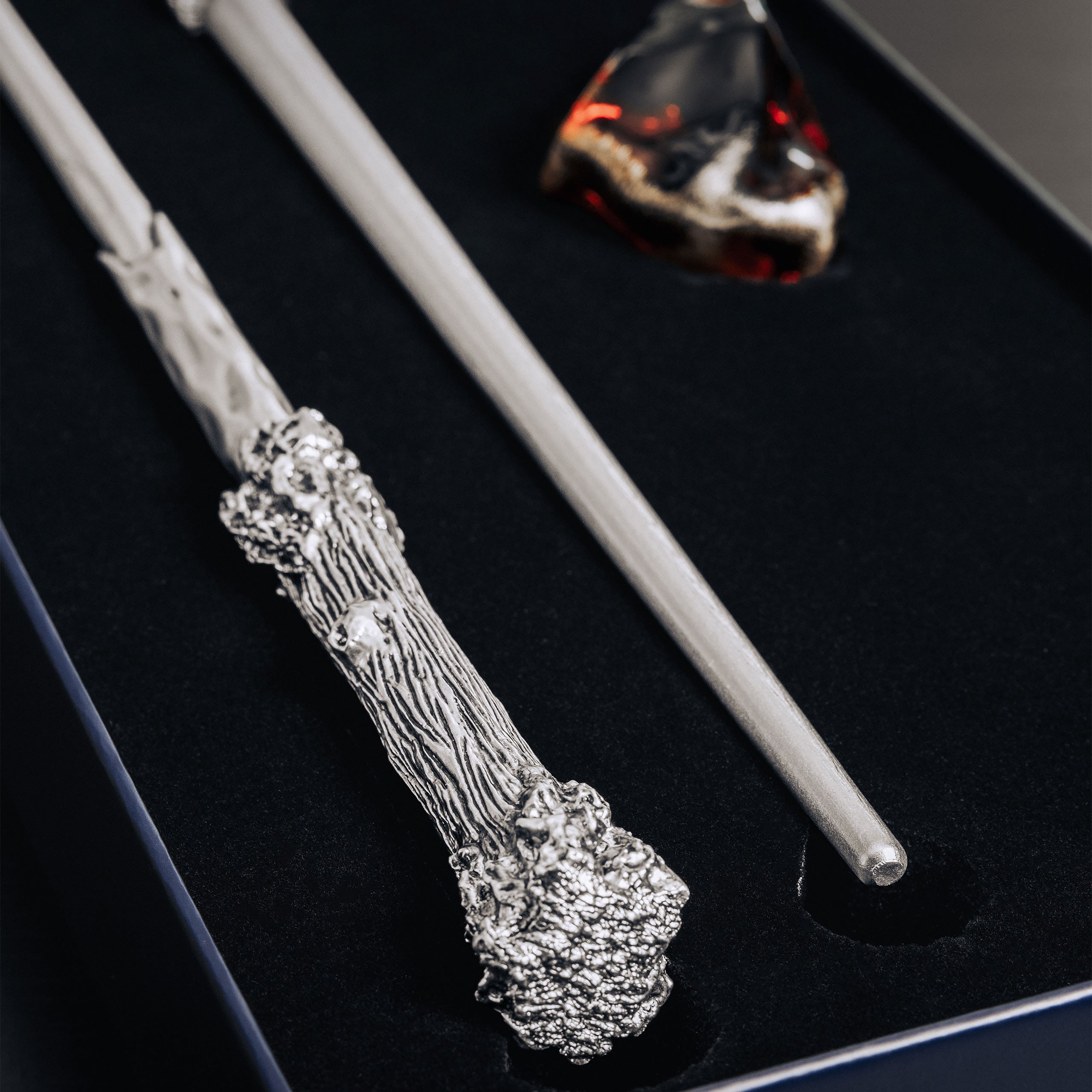 Product image Harry Potter - Wand 2-Piece Set and Philosopher's Stone Replica 25th Anniversary Gift Set