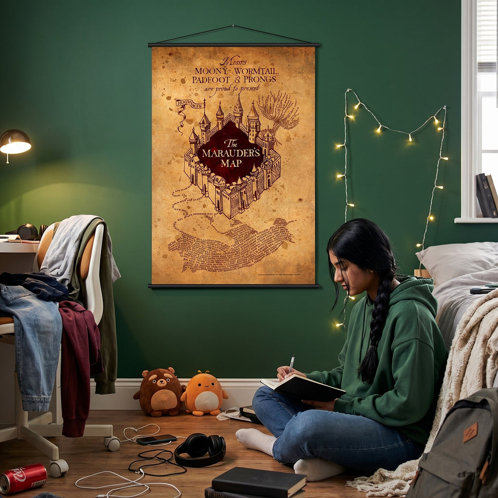 Zdjęcie produktu Harry Potter - Mapa Huncwotów Wall Scroll