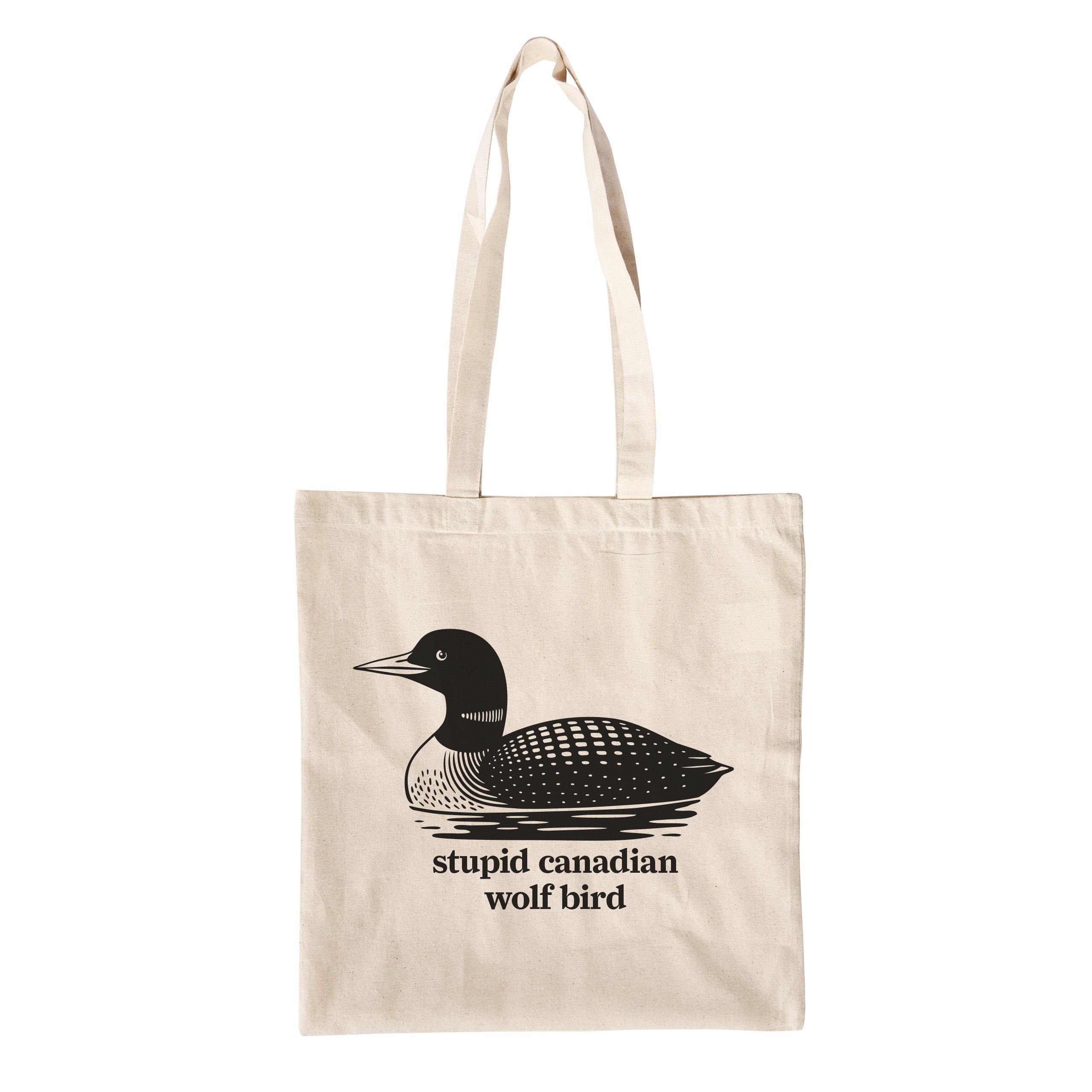 Product image Stupid Canadian Wolf Bird Tote Bag for Heated Rivalry Fans