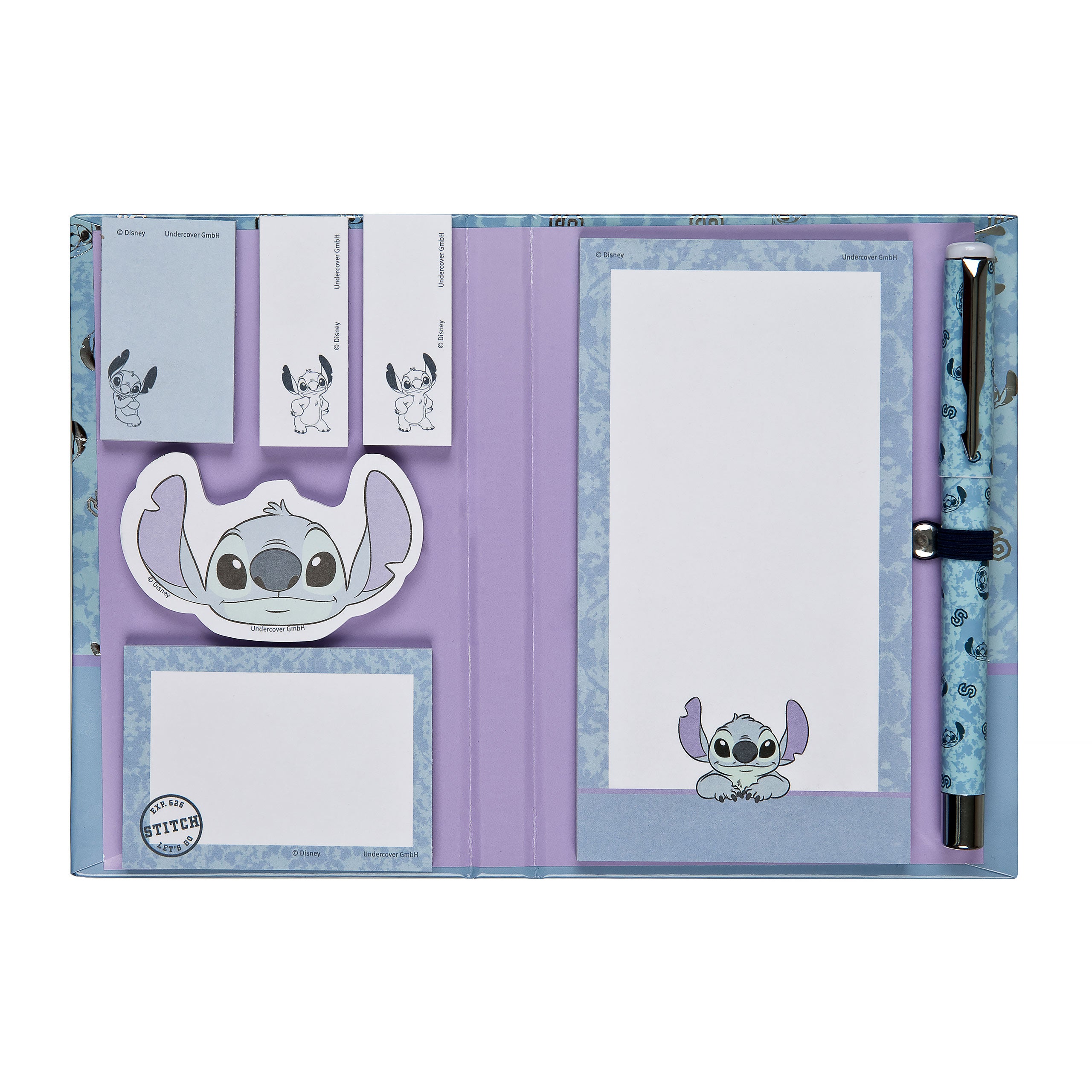 Zdjęcie produktu Zestaw notesów Stitch z długopisem - Lilo & Stitch