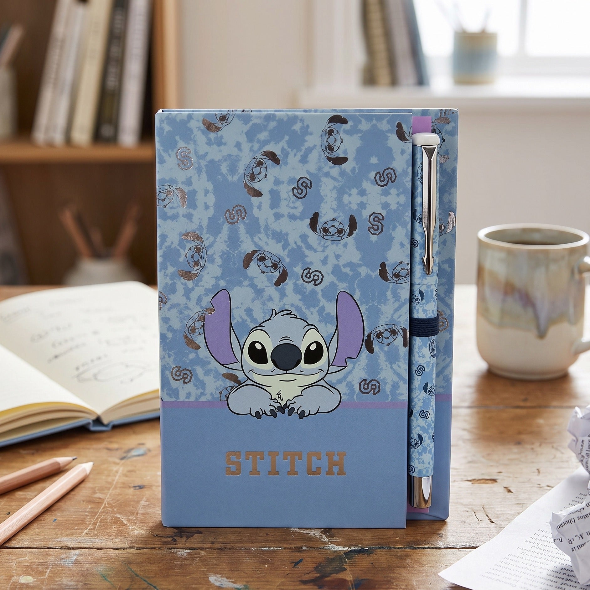 Zdjęcie produktu Zestaw notesów Stitch z długopisem - Lilo & Stitch