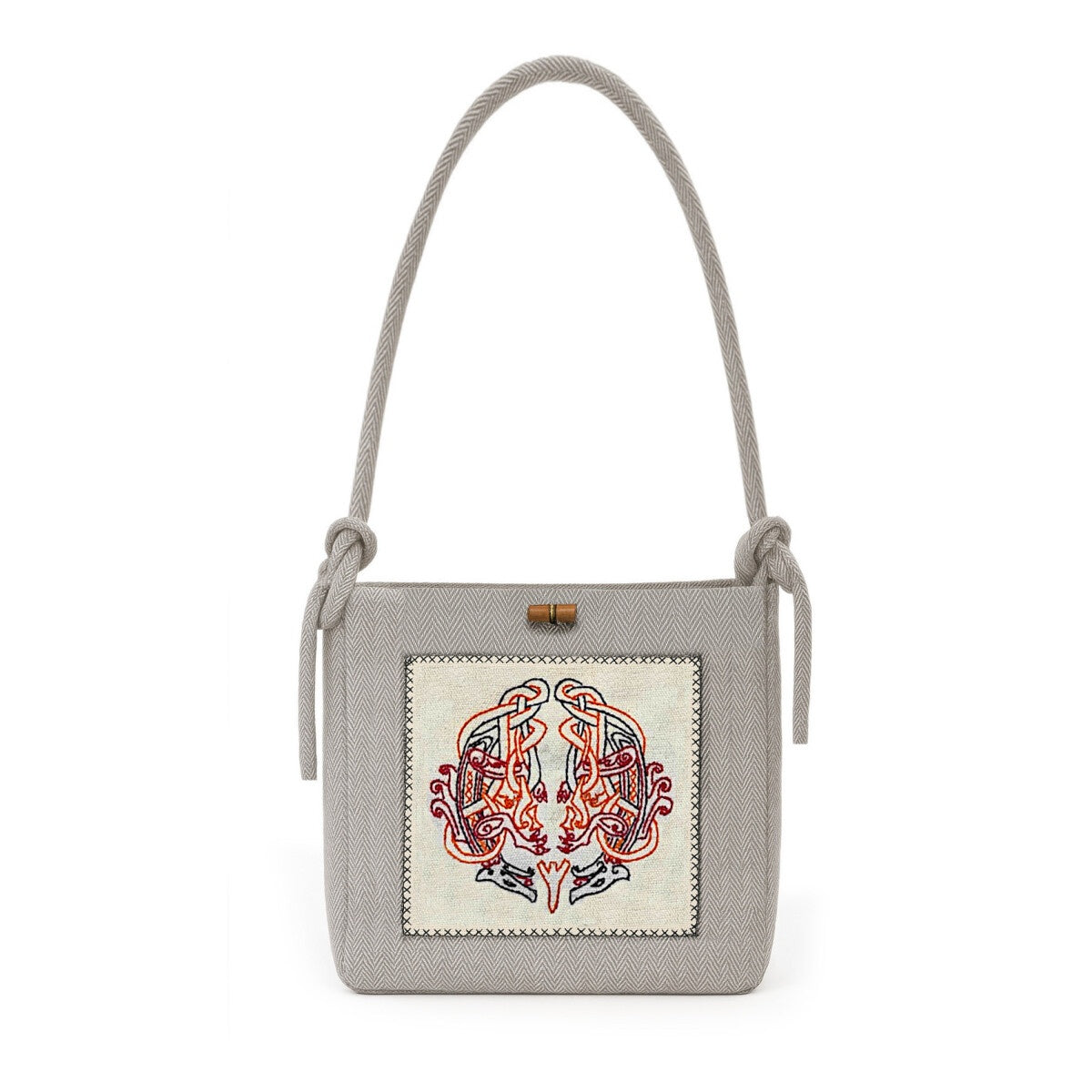 Product image Medieval Shoulder Bag Tora with Embroidery beige