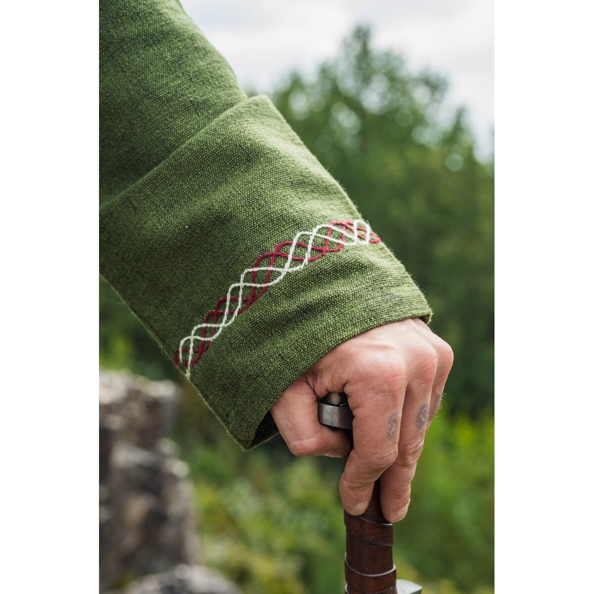 Product image Medieval Viking Tunic Freki olive green