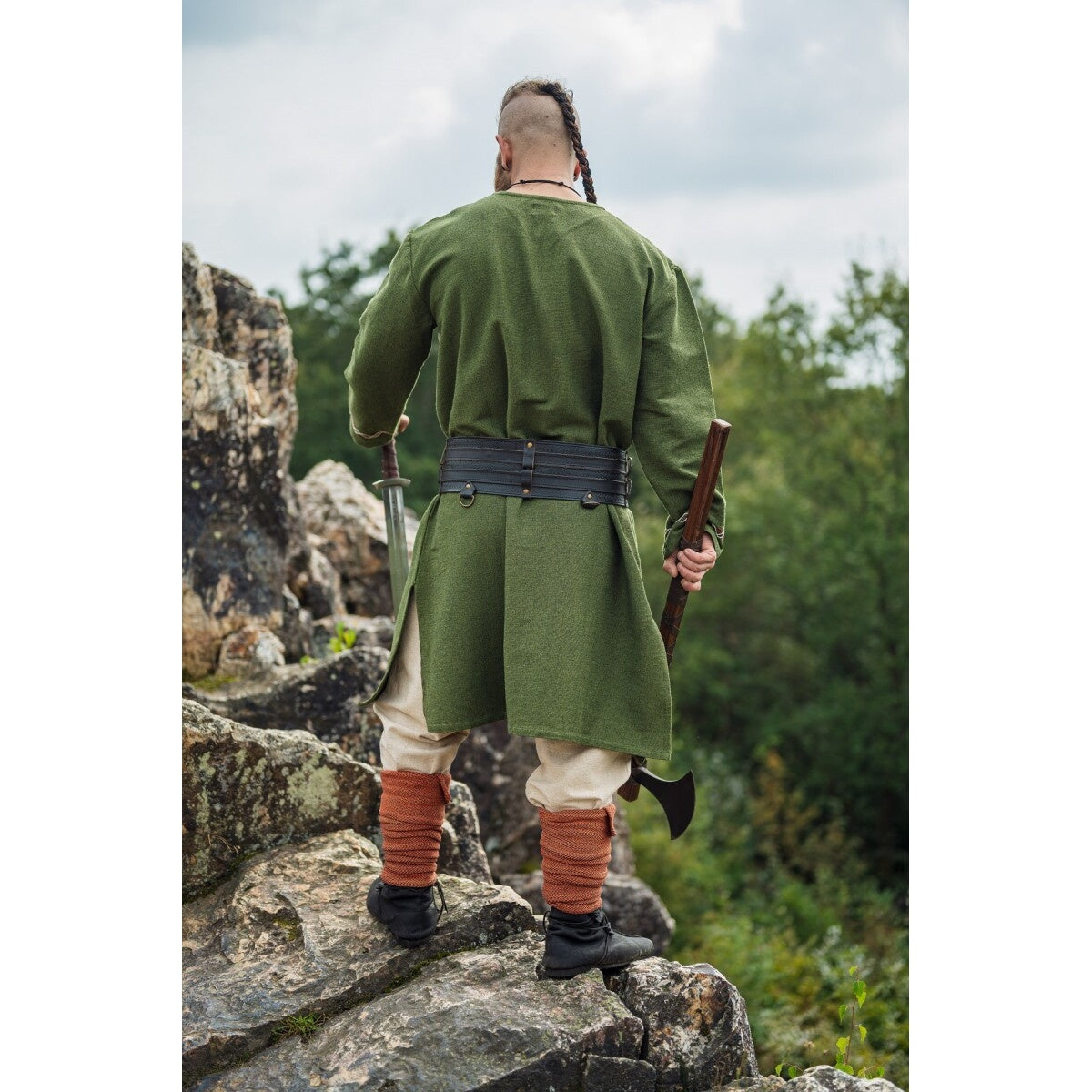 Product image Medieval Viking Tunic Freki olive green