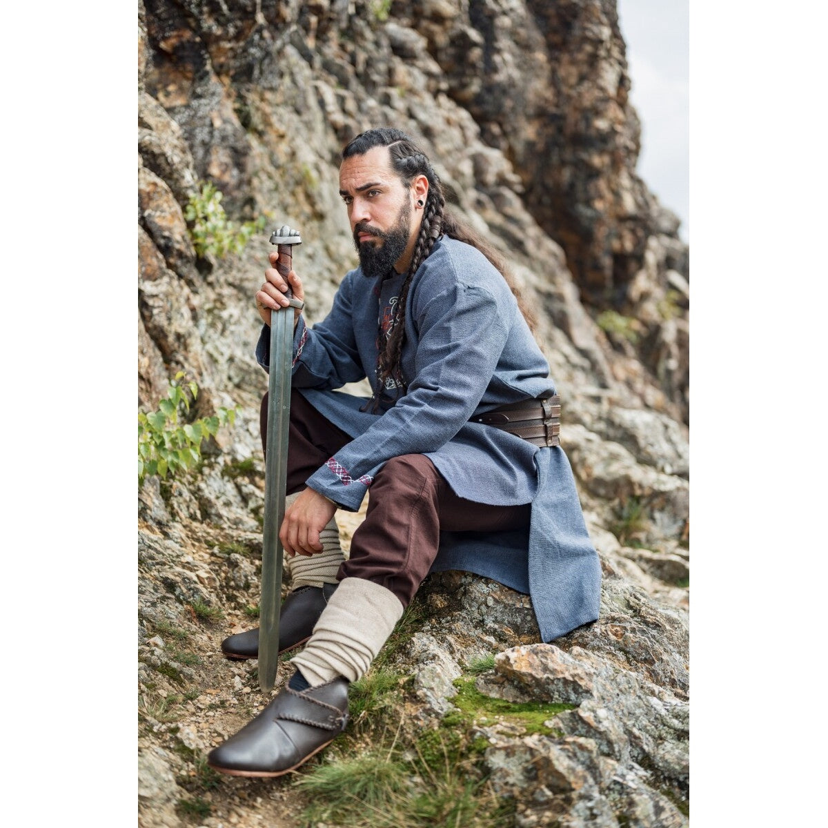 Product image Medieval Viking Tunic Freki blue-grey