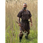 Product image Medieval Viking Tunic Theobald Short Sleeve Dark Brown