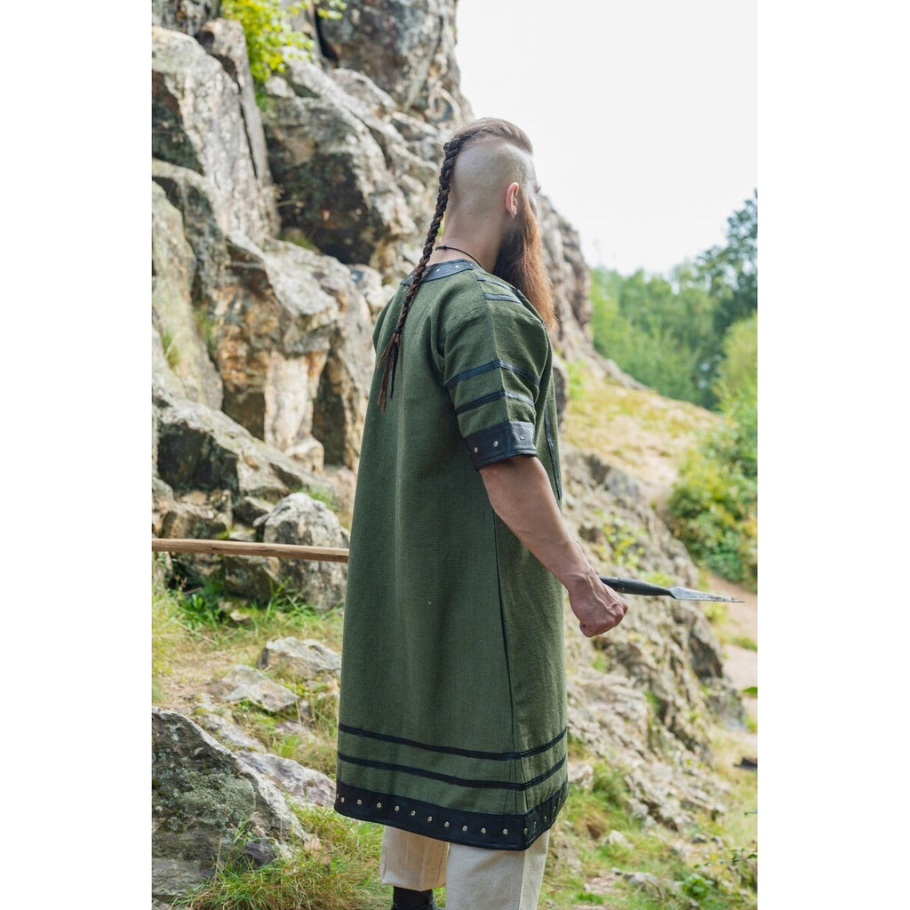 Product image Medieval Viking Tunic Rollo Short Sleeve Green