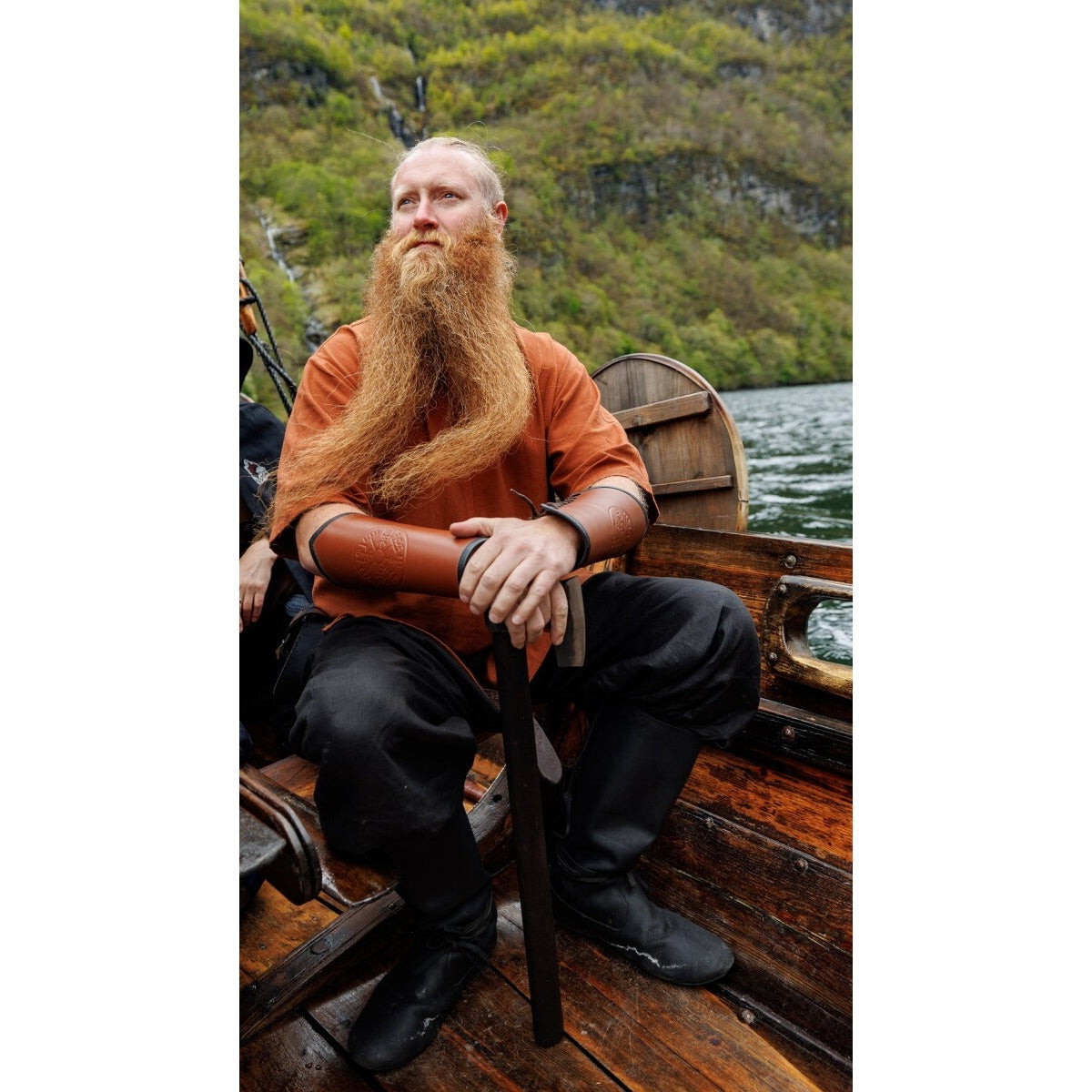 Product image Medieval Short-Sleeve Tunic Olaf brick red