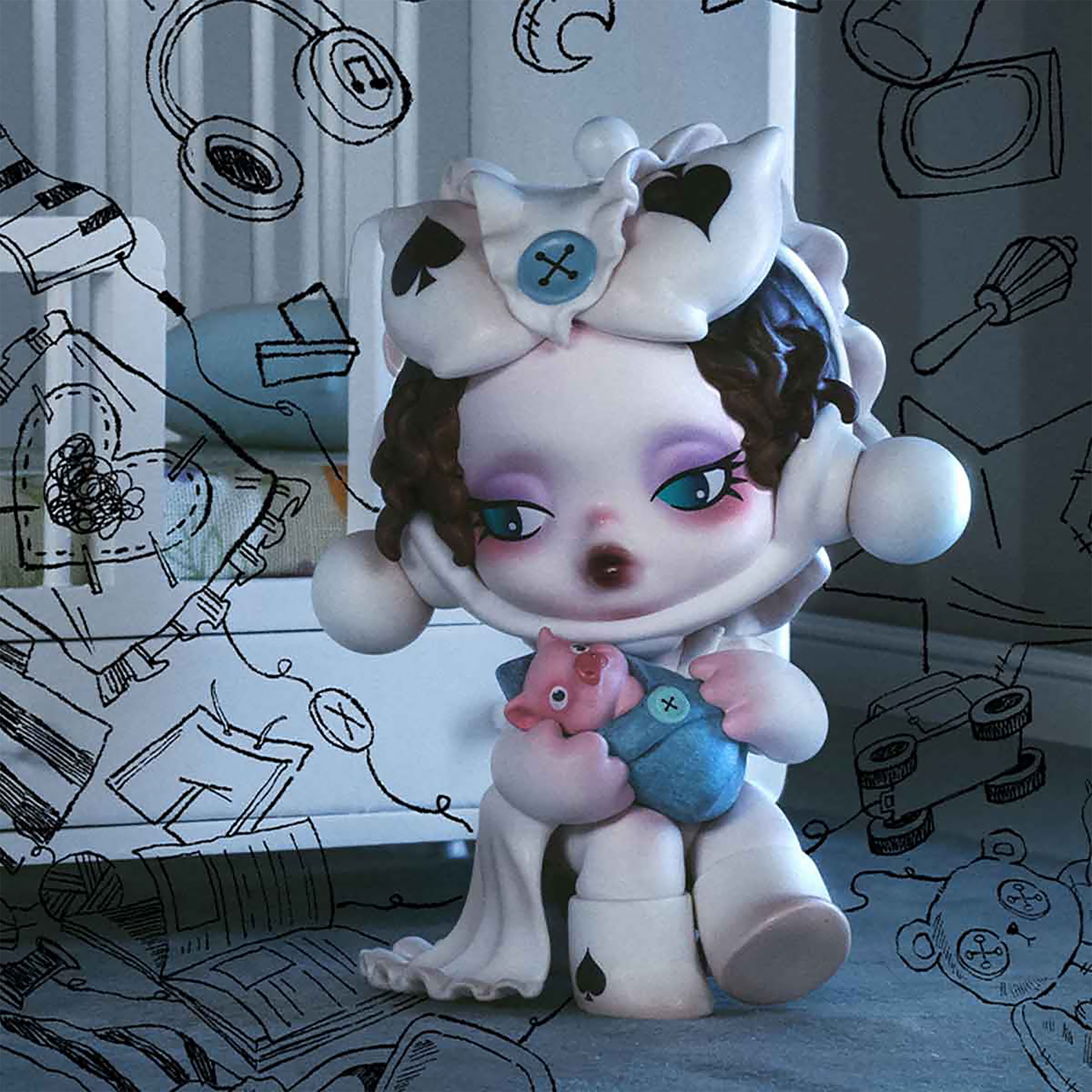 Zdjęcie produktu Skullpanda - Figurka niespodzianka POP MART Everyday Wonderland