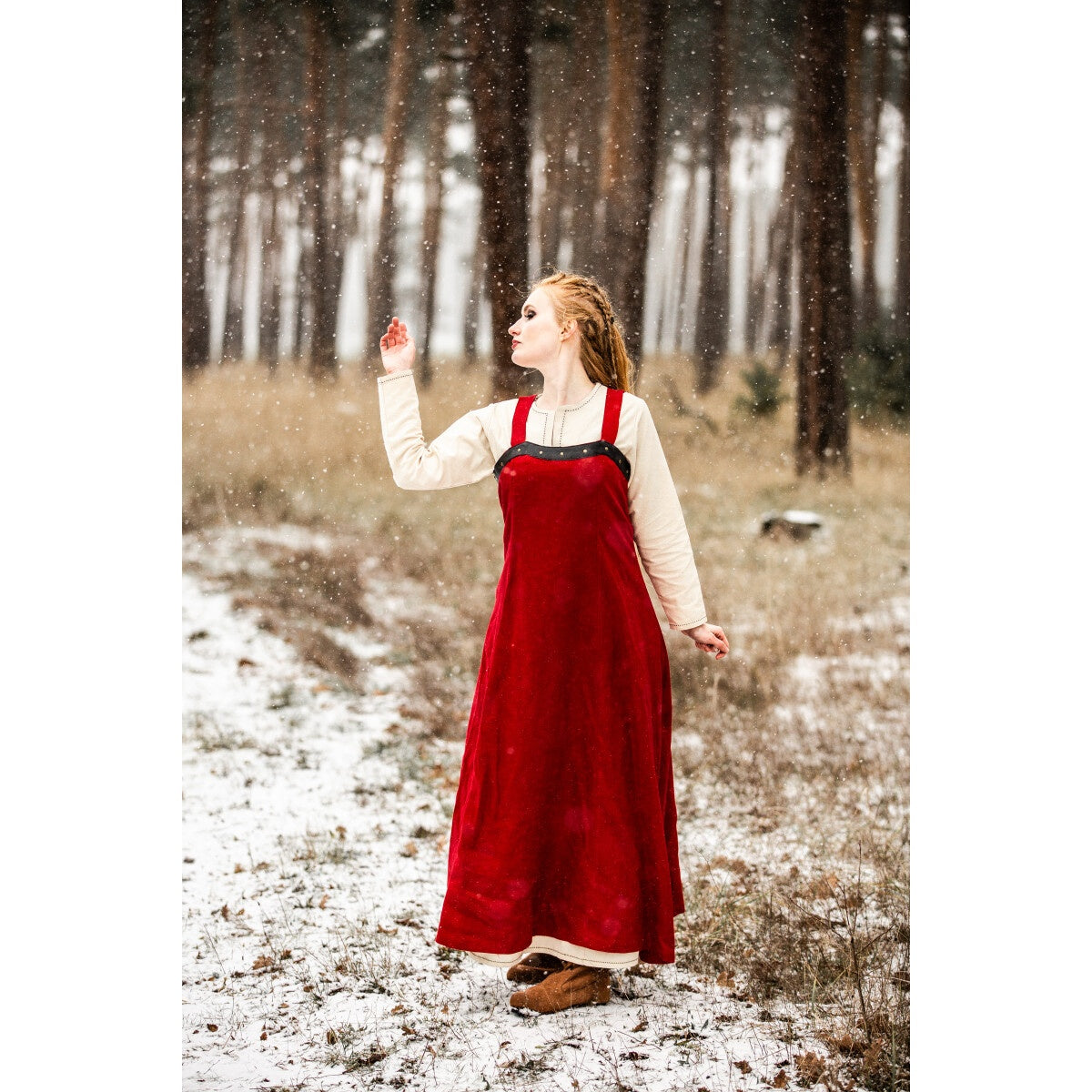 Product image Medieval Viking Overdress Alena red