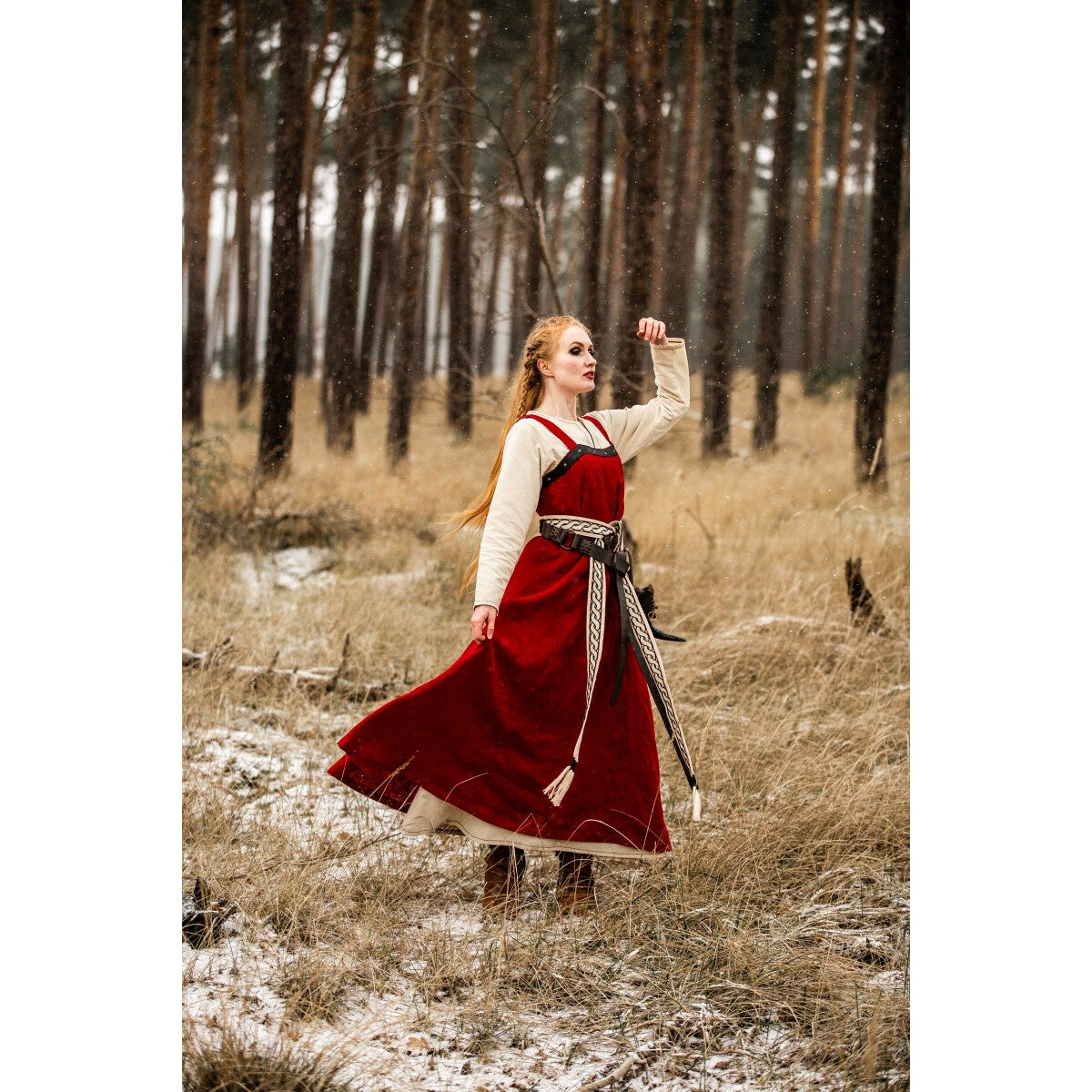 Product image Medieval Viking Overdress Alena red