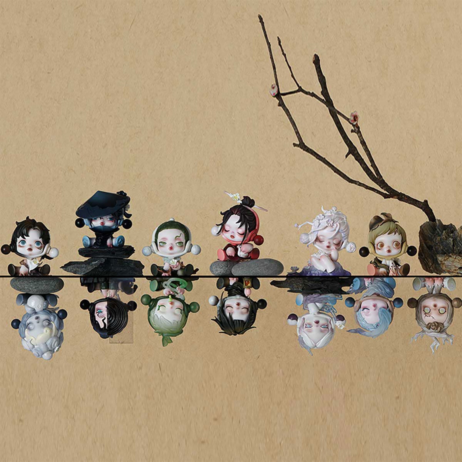 Zdjęcie produktu Skullpanda - The Ink Plum Blossom Pop Mart figurka Mystery Display E1094554
