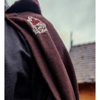 Product image Medieval Viking Cloak Alpha with Wolf Embroidery brown