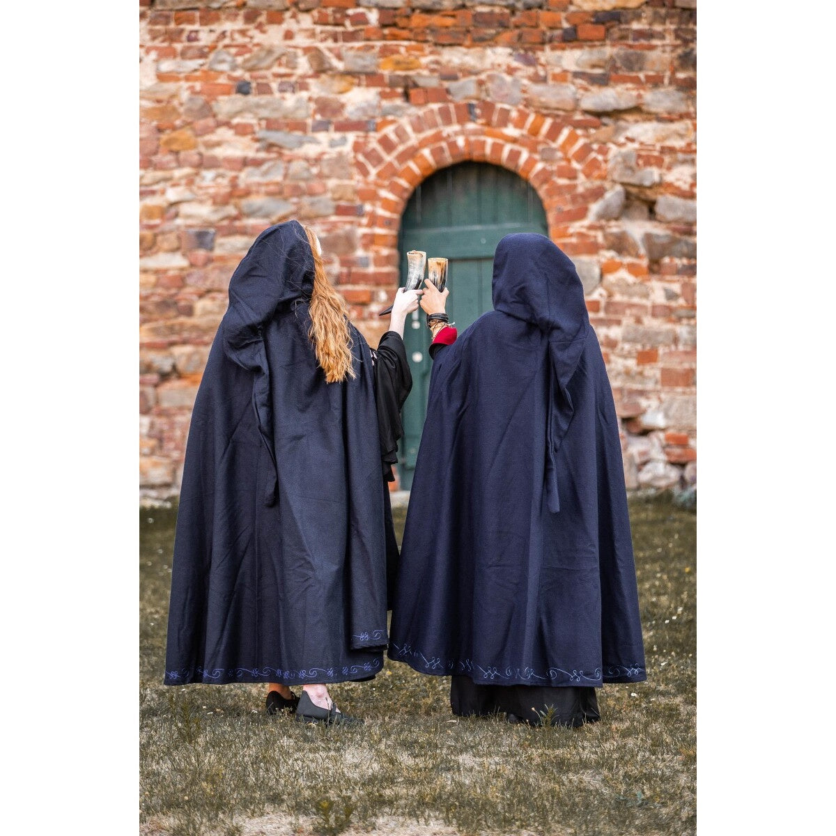 Product image Medieval Cloak with Embroidery and Clasp Gesa