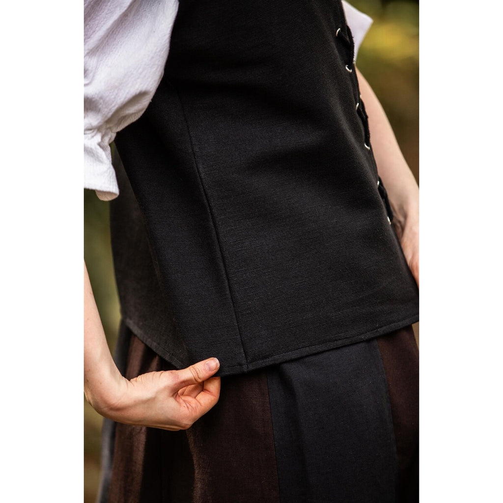 Product image Medieval Cotton Vest Franziska black