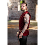 Product image Medieval Padded Velvet Doublet Heinrich Red