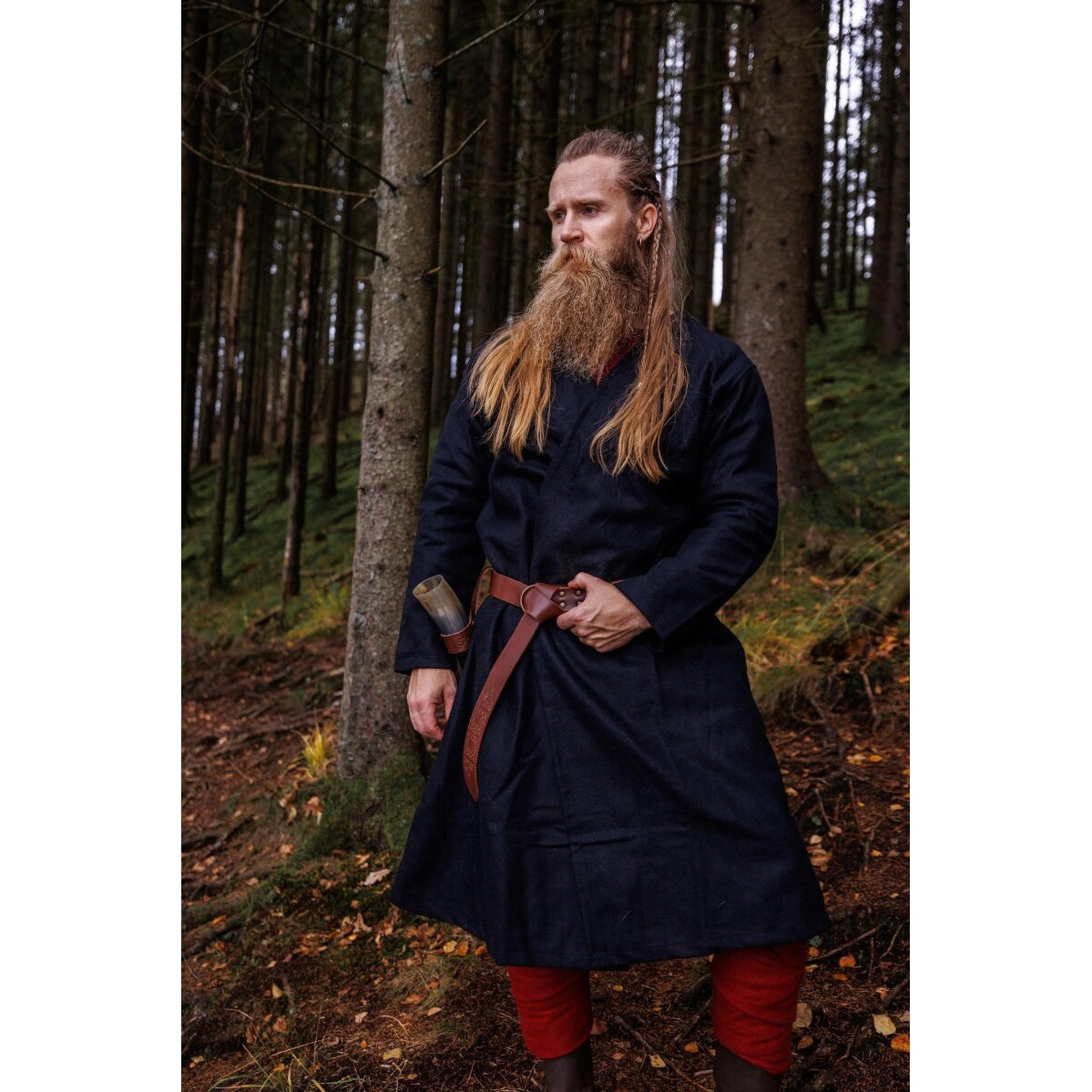 Product image Medieval Wool Tunic Coat Balder black