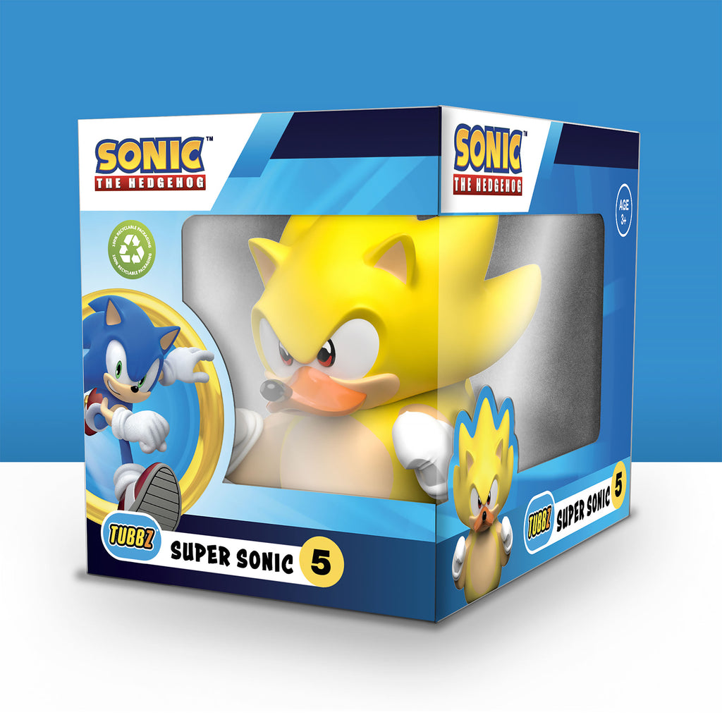 Zdjęcie produktu Sonic the Hedgehog – dekoracyjna kaczka Super Sonic TUBBZ