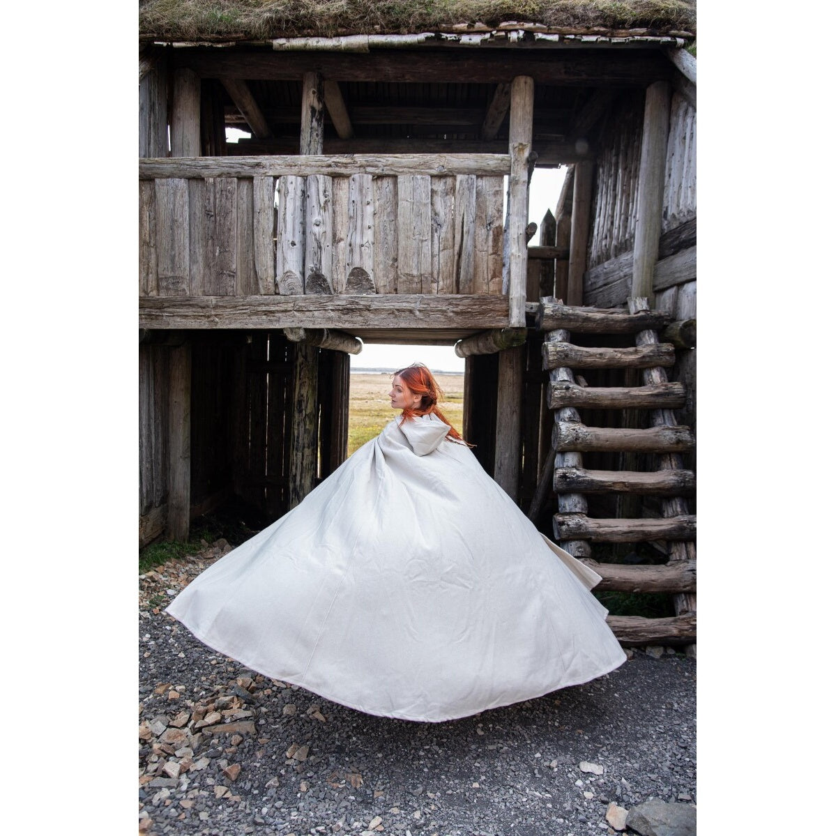Product image Medieval Wool Cloak Tjark 160 cm