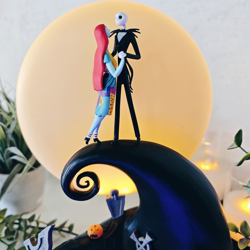 Zdjęcie produktu Nightmare Before Christmas – lampka stołowa diorama Jack i Sally