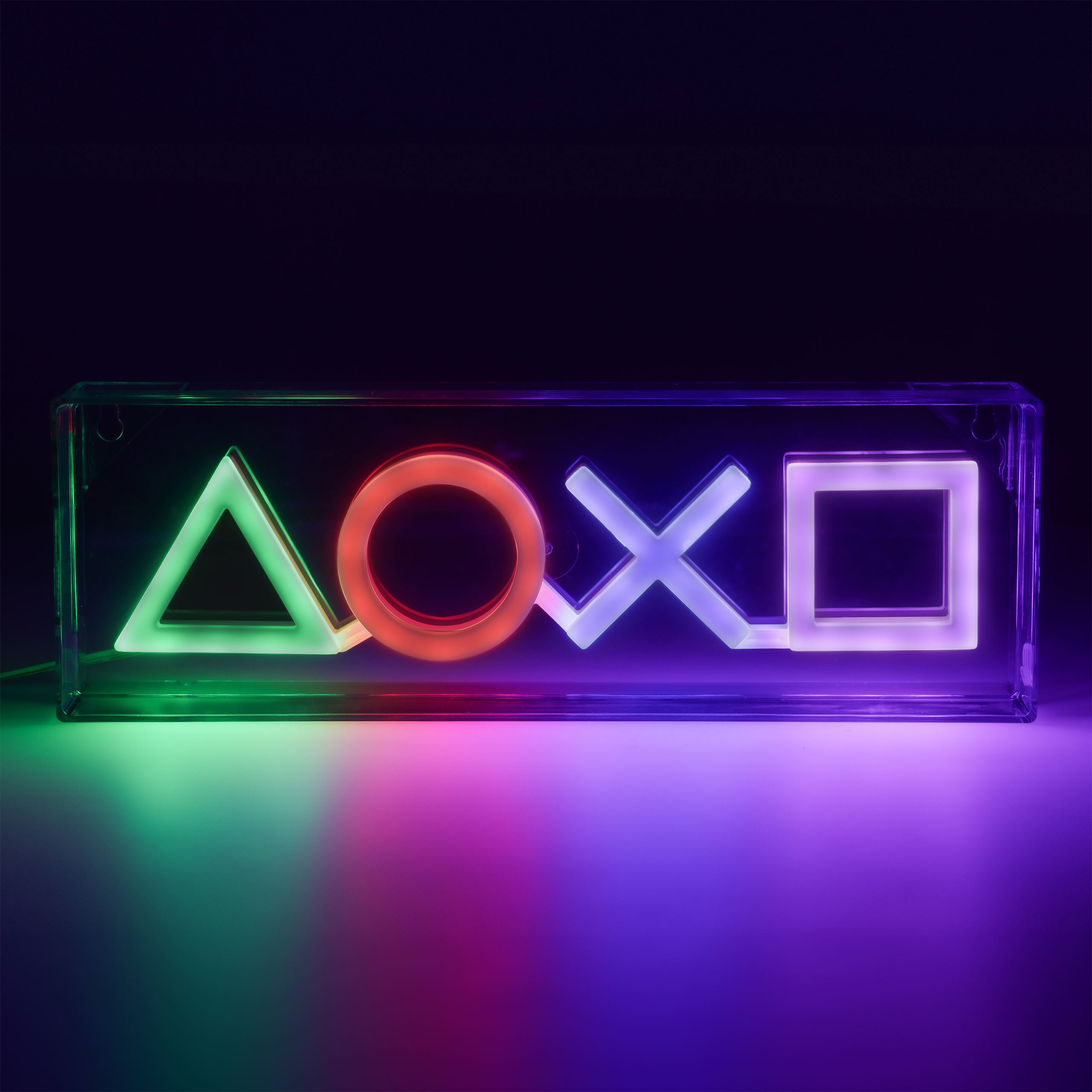 Zdjęcie produktu PlayStation - Neonowa lampka stołowa z symbolami