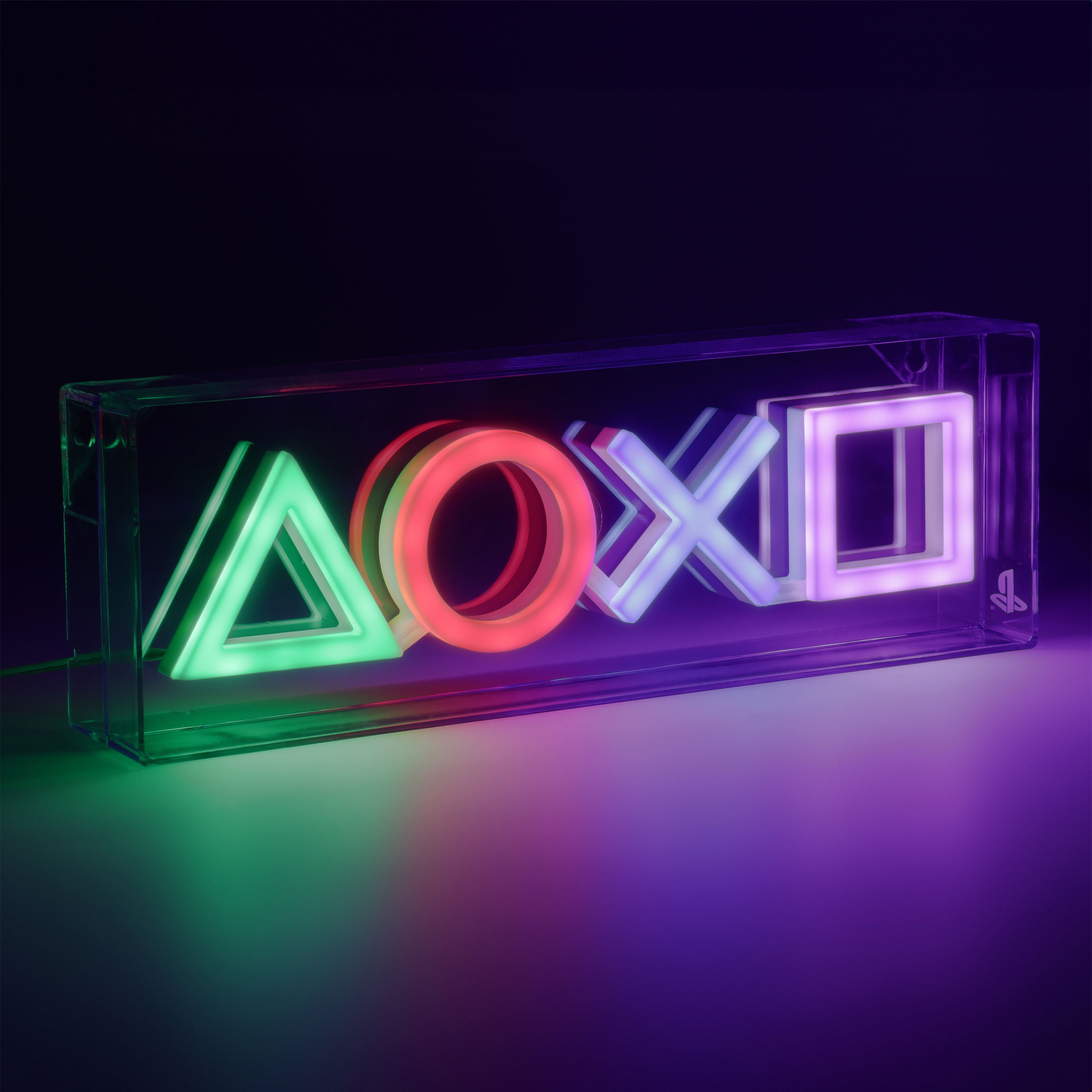 Zdjęcie produktu PlayStation - Neonowa lampka stołowa z symbolami