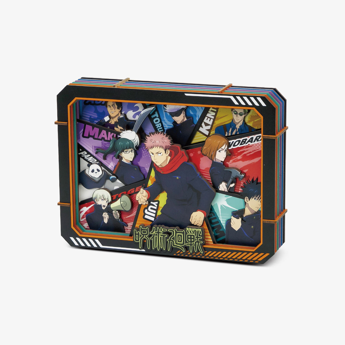 Zdjęcie produktu Jujutsu Kaisen - Drewniana ramka galerii z grupą