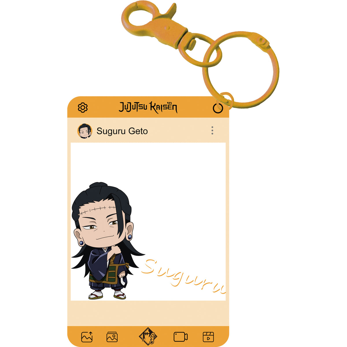 Zdjęcie produktu Jujutsu Kaisen - Tajemnicze przezroczyste etui akrylowe z karabińczykiem Display E1095612
