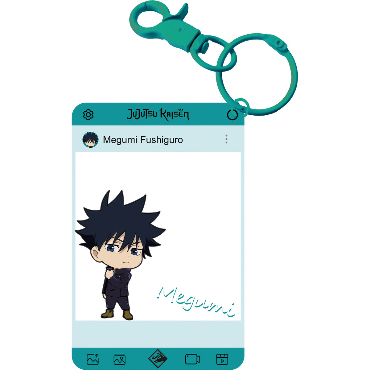 Zdjęcie produktu Jujutsu Kaisen - Tajemnicze przezroczyste etui akrylowe z karabińczykiem Display E1095612