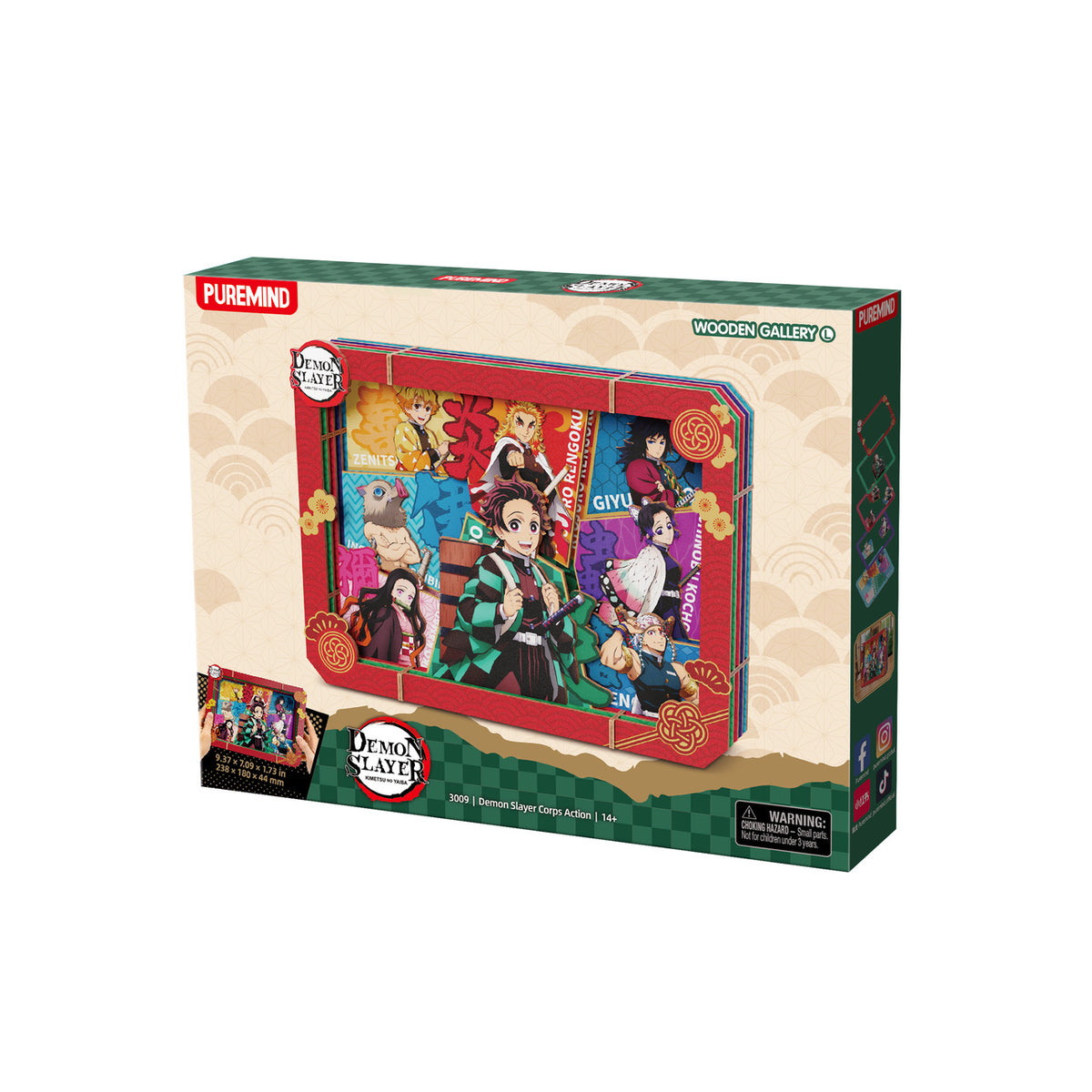 Zdjęcie produktu Demon Slayer - Drewniana ramka galerii Grupa