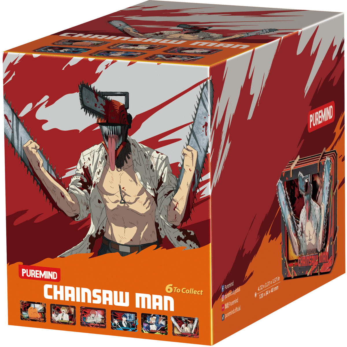 Zdjęcie produktu Chainsaw Man - Characters Mystery Mini drewniany obrazek display E1095677