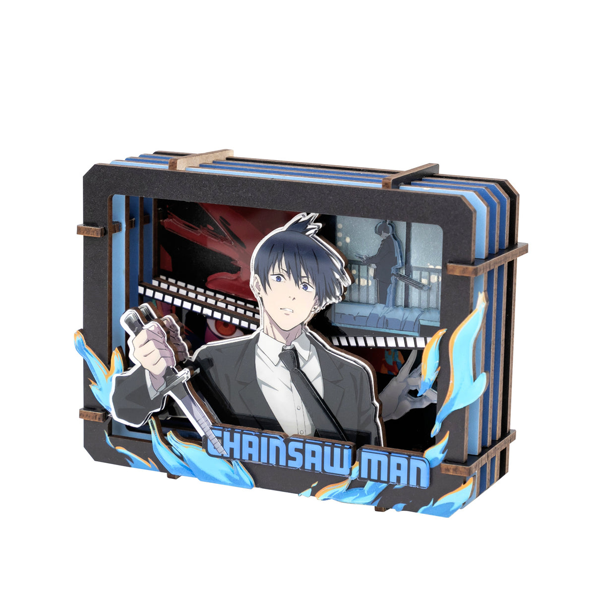 Zdjęcie produktu Chainsaw Man - Characters Mystery Mini drewniany obrazek display E1095677