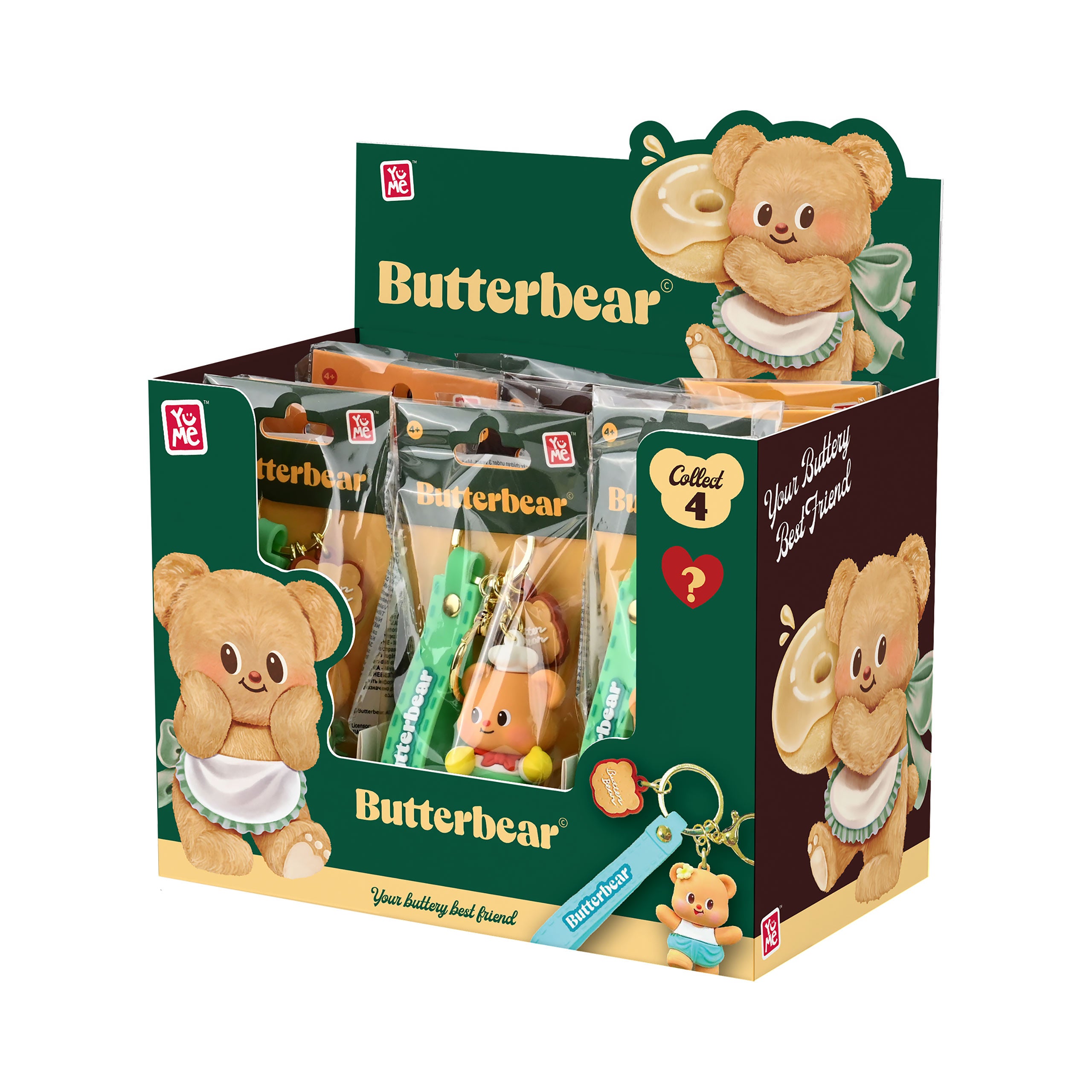Product image Butterbear - YuMe Mystery Keychain Display
