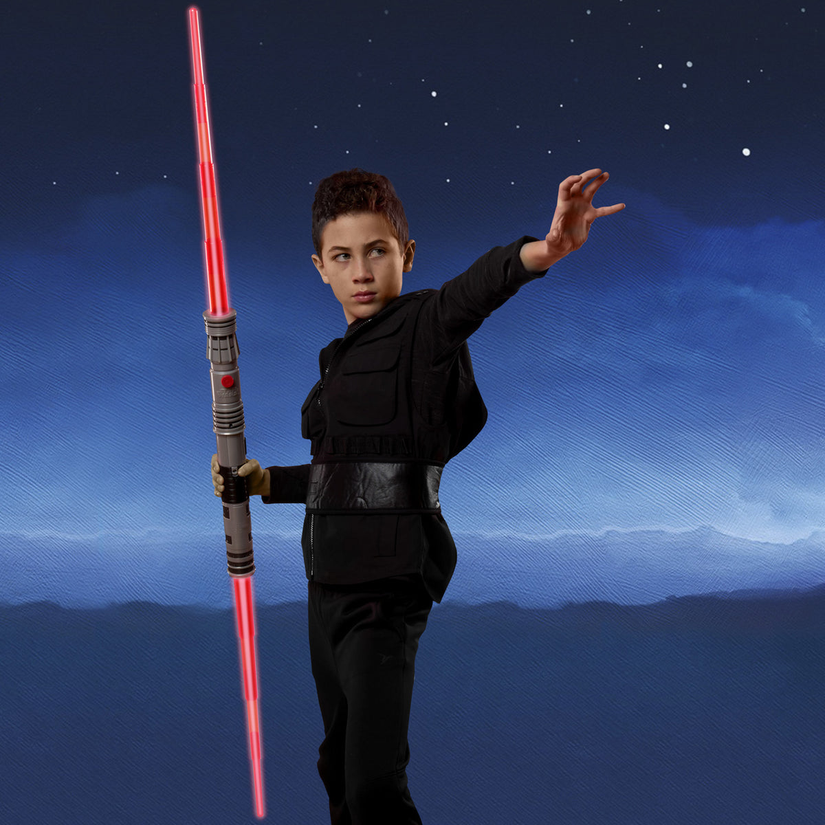 Zdjęcie produktu Star Wars - Dwustronny miecz świetlny Darth Maula do odgrywania ról