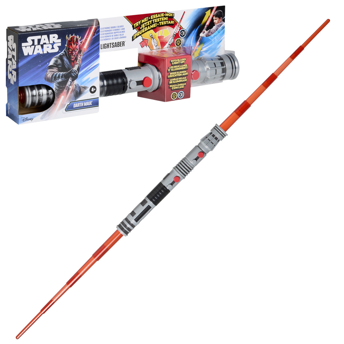 Zdjęcie produktu Star Wars - Dwustronny miecz świetlny Darth Maula do odgrywania ról