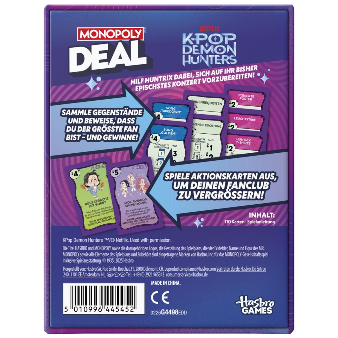 Zdjęcie produktu KPop Demon Hunters - Monopoly Deal