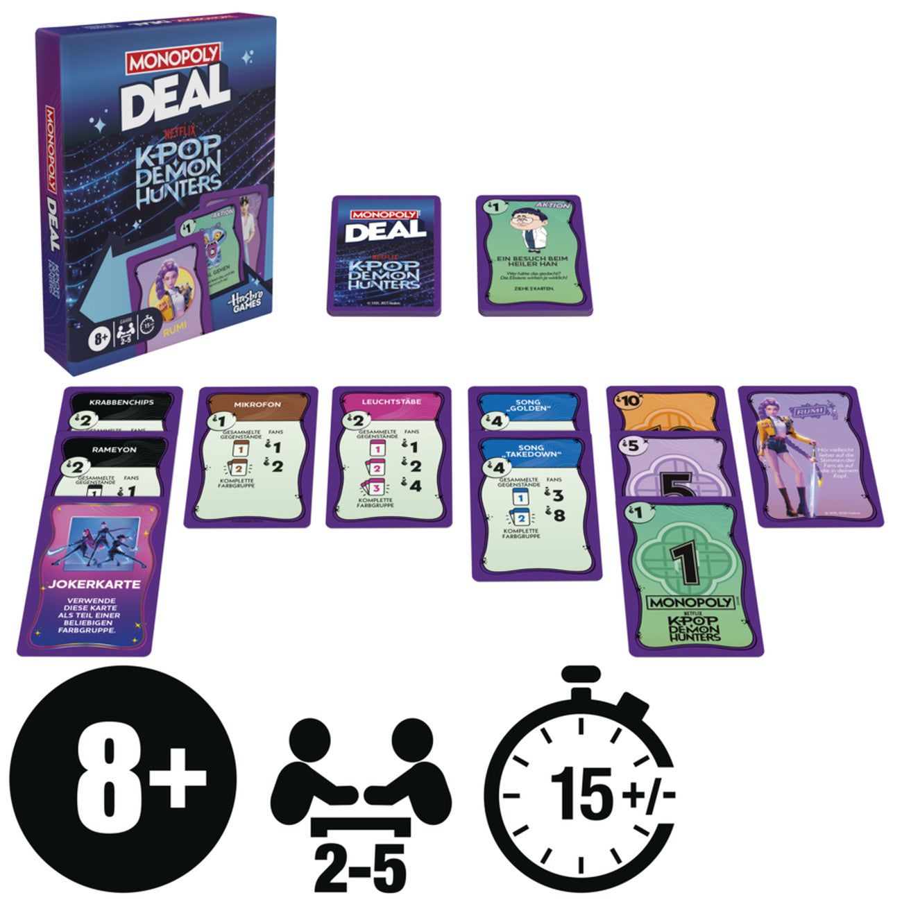 Zdjęcie produktu KPop Demon Hunters - Monopoly Deal