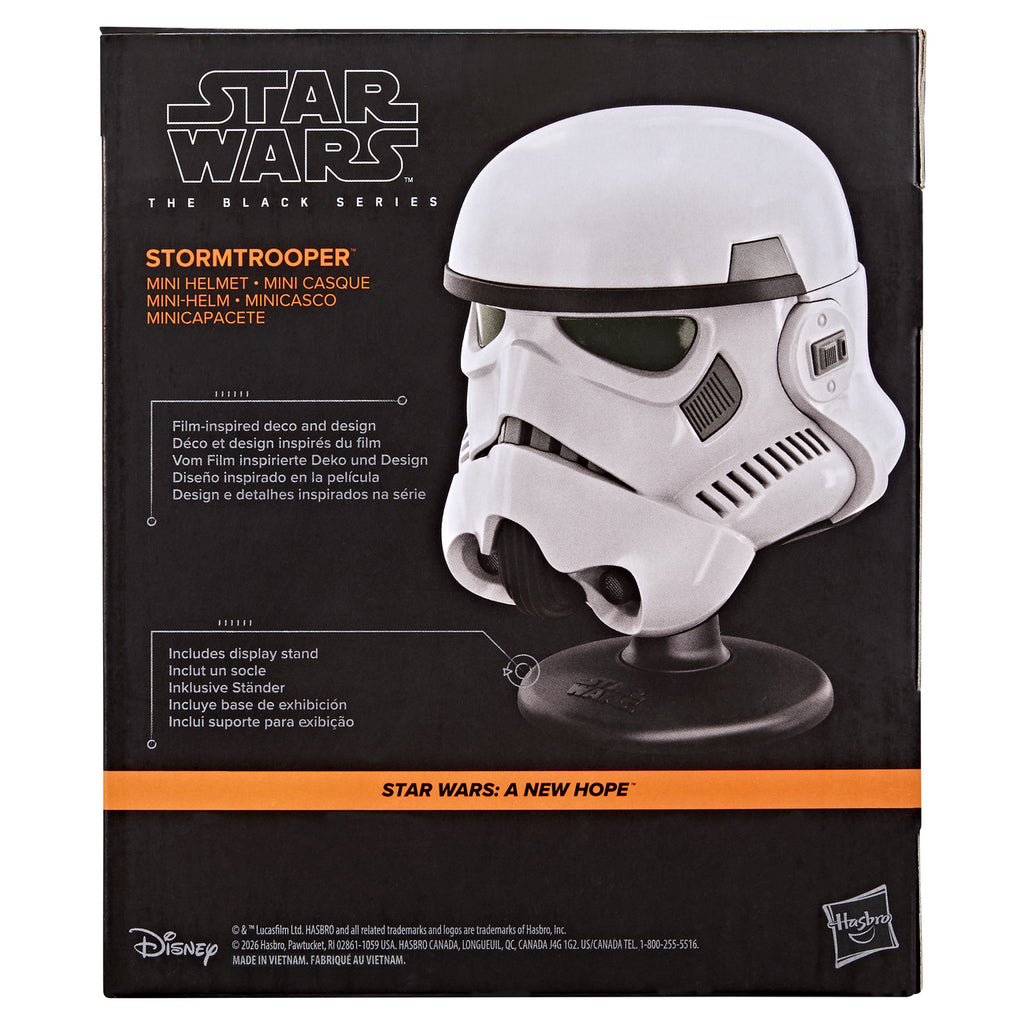 Zdjęcie produktu Star Wars - Replika mini hełmu Szturmowca na podstawce