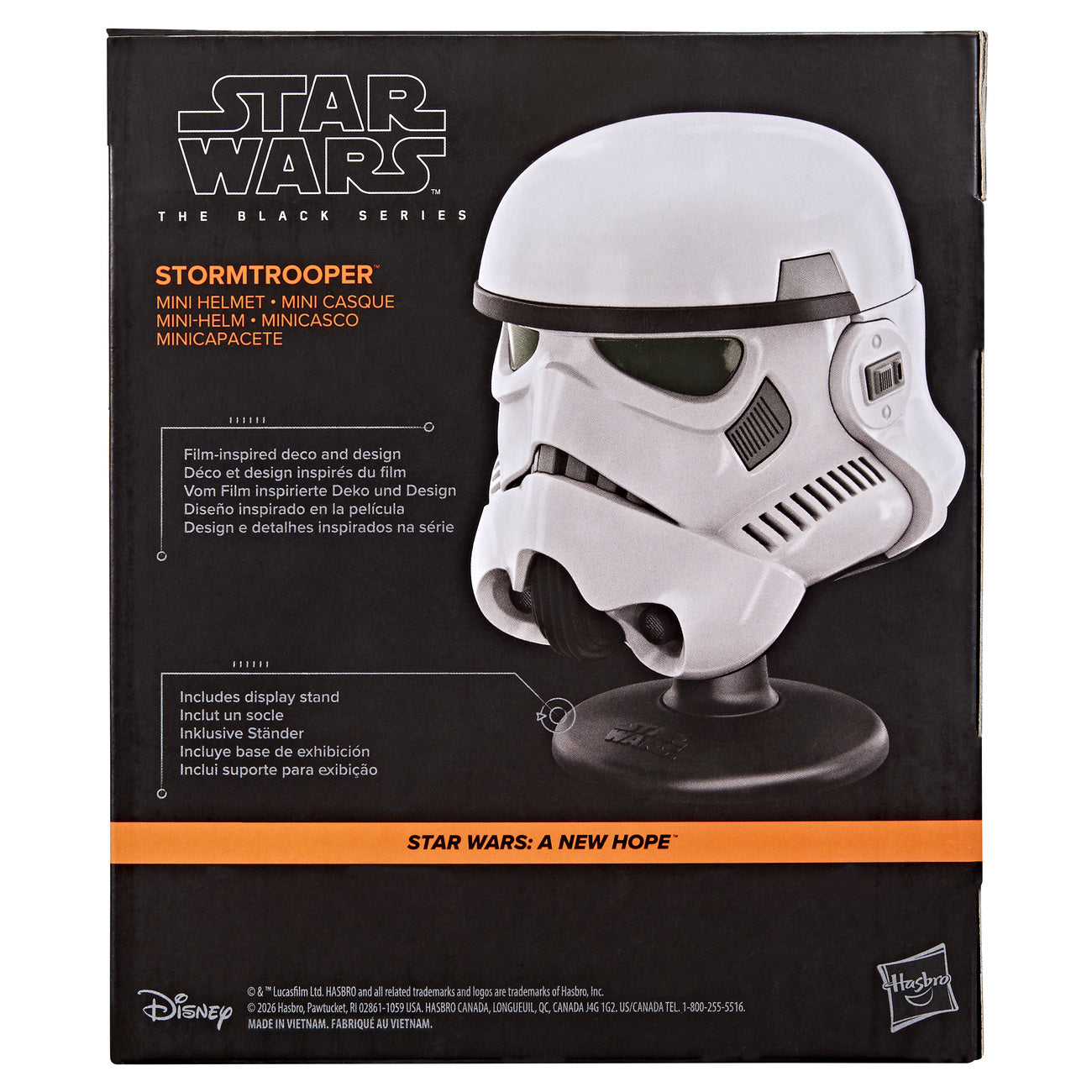 Zdjęcie produktu Star Wars - Replika mini hełmu Szturmowca na podstawce