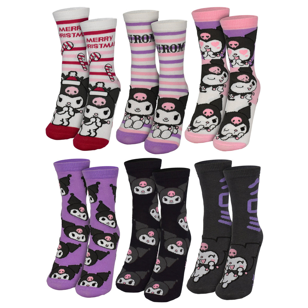 Zdjęcie produktu Hello Kitty – kalendarz adwentowy z skarpetkami Kuromi