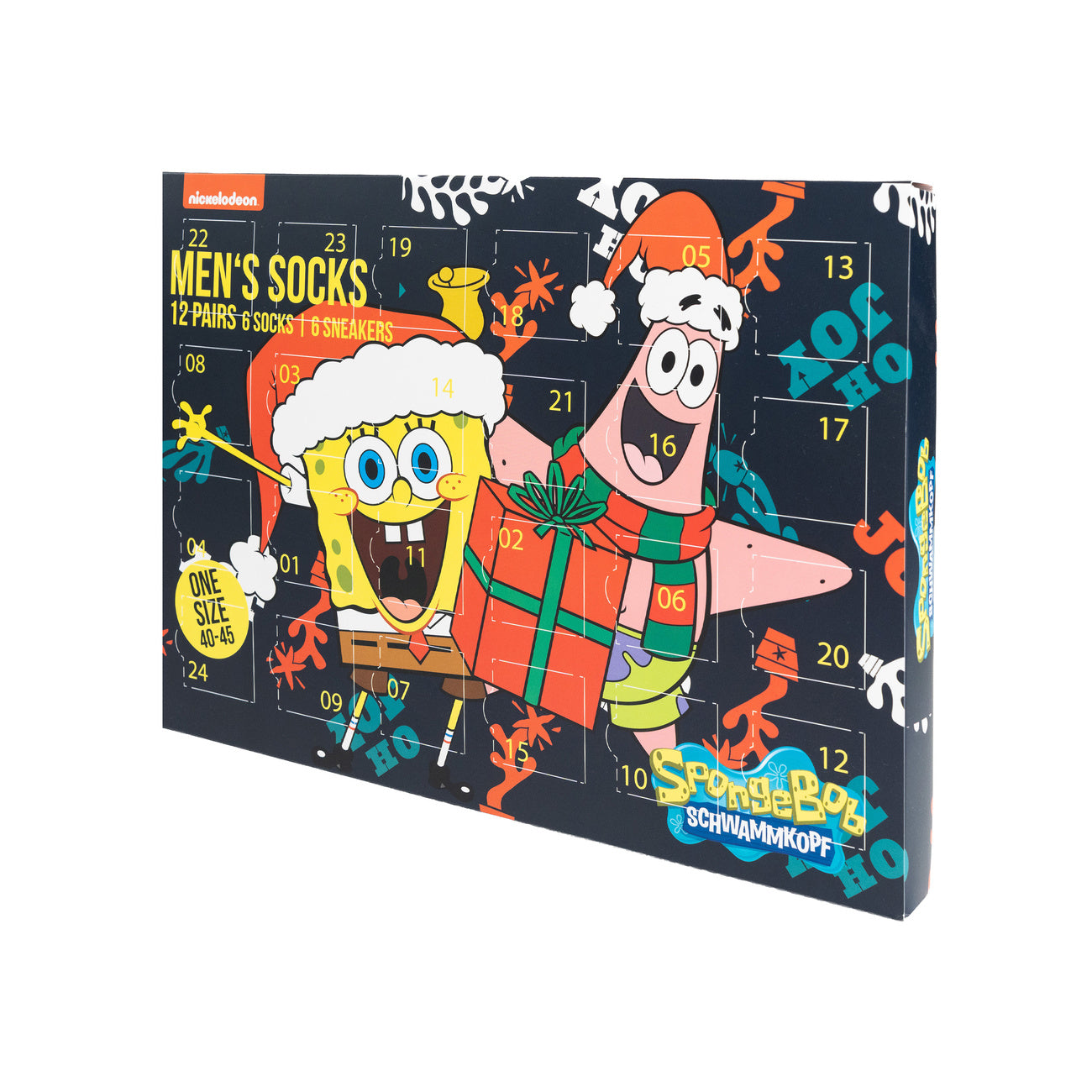 Zdjęcie produktu SpongeBob – kalendarz adwentowy z skarpetkami